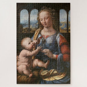 Madonna mit der Narbe - Leonardo da Vinci Puzzle