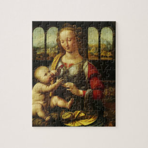 Madonna mit der Nelke von Leonardo da Vinci Puzzle