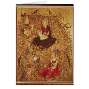 Madonna mit einer Rose Bush