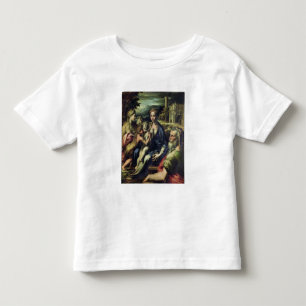 Madonna mit Heiligem Zacharias, c.1527-30 (Öl auf Kleinkind T-shirt
