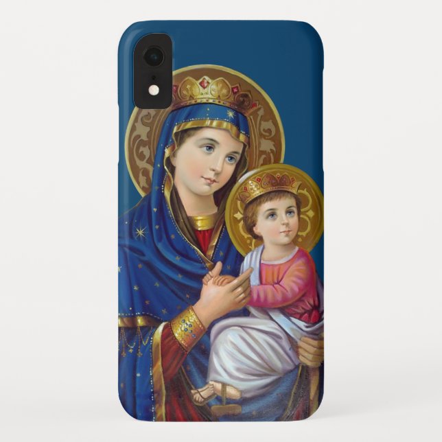 Madonna mit Kind Case-Mate iPhone Hülle (Rückseite)