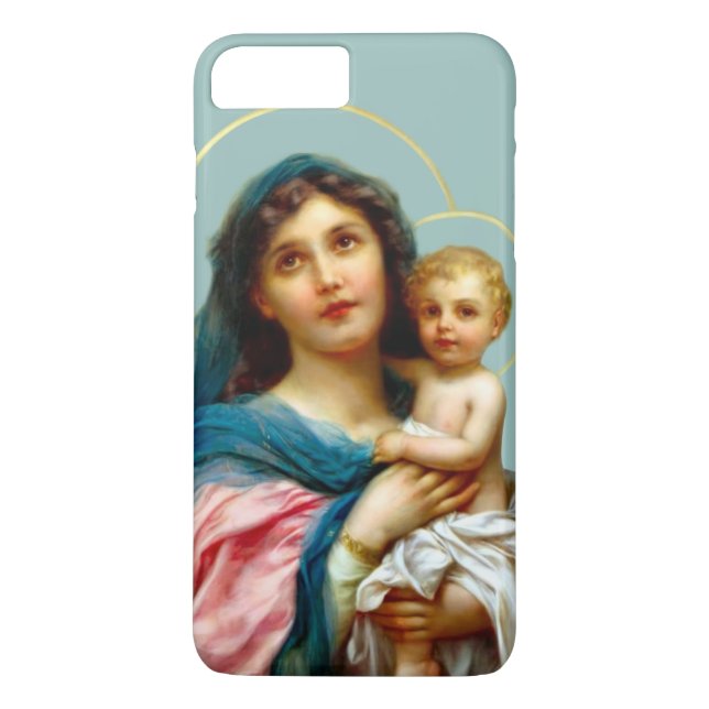Madonna mit Kind Case-Mate iPhone Hülle (Rückseite)
