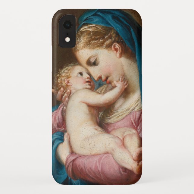 Madonna mit Kind Case-Mate iPhone Hülle (Rückseite)