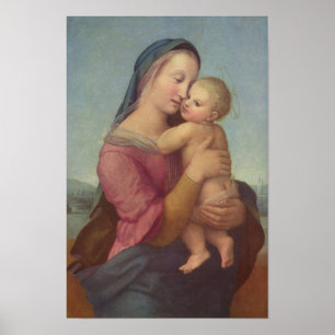 Madonna mit Kind (Die Tempi-Madonna) von Raphael Poster