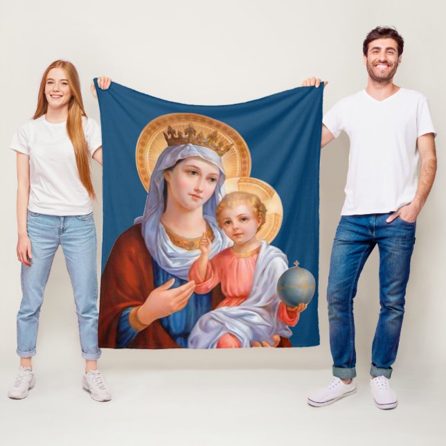 Madonna mit Kind Fleecedecke (Beispiel)