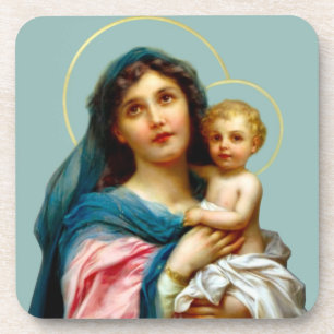 Madonna mit Kind Getränkeuntersetzer