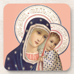 Madonna mit Kind Getränkeuntersetzer