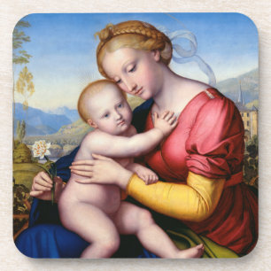 Madonna mit Kind Getränkeuntersetzer