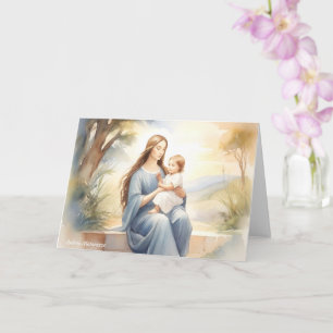 Madonna mit Kind Jesus Karte