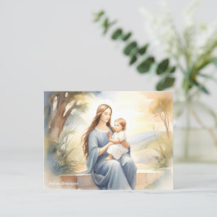 Madonna mit Kind Jesus Postkarte