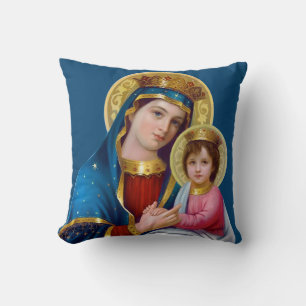 Madonna mit Kind Kissen