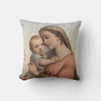 Madonna mit Kind Kissen