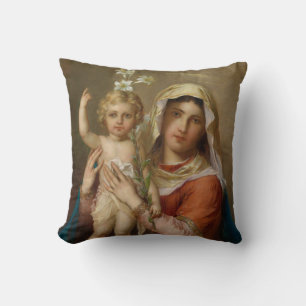 Madonna mit Kind Kissen