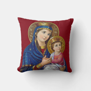 Madonna mit Kind Kissen