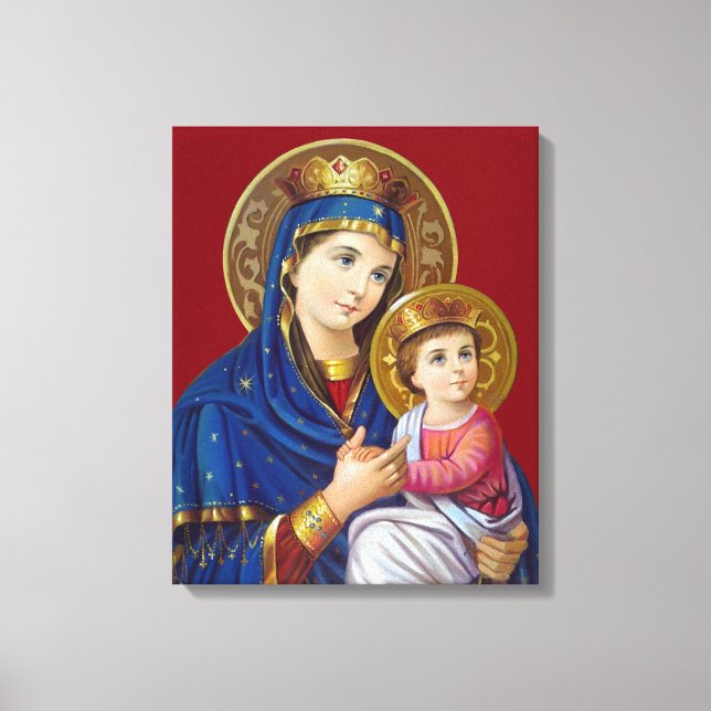 Madonna mit Kind Leinwanddruck (Vorderseite)