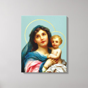 Madonna mit Kind Leinwanddruck