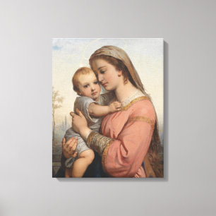 Madonna mit Kind Leinwanddruck