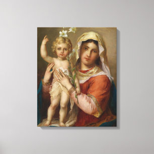 Madonna mit Kind Leinwanddruck