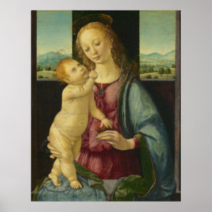 Madonna mit Kind - Lorenzo Frische Pasta machen Poster