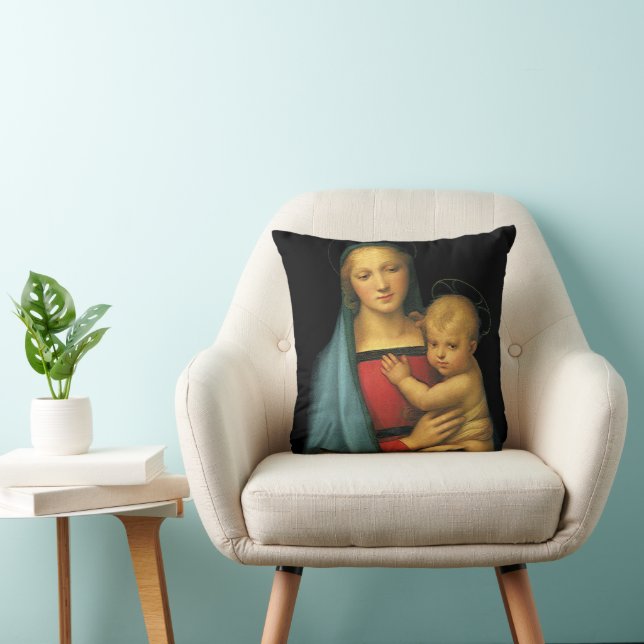 Madonna mit Kind, Madonna del Granduca von Raphael Kissen (Stuhl )