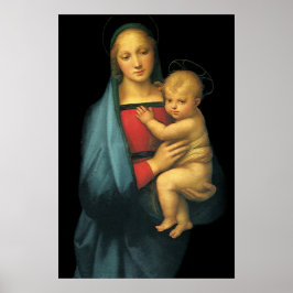 Madonna mit Kind, Madonna del Granduca von Raphael Poster