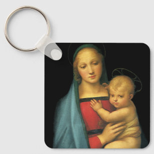 Madonna mit Kind, Madonna del Granduca von Raphael Schlüsselanhänger