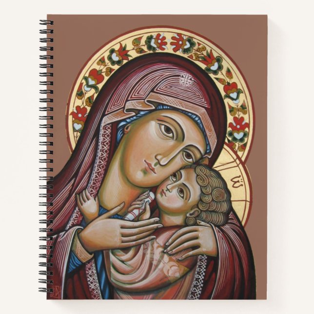 Madonna mit Kind Notizbuch (Vorderseite)