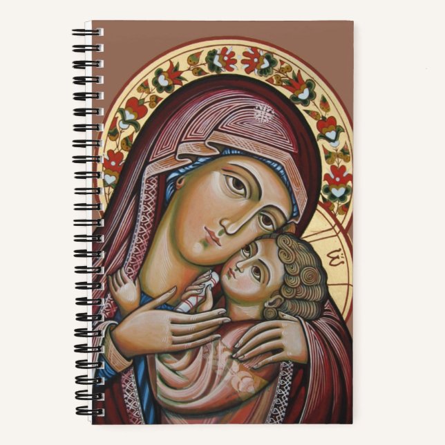 Madonna mit Kind Notizbuch (Vorderseite)