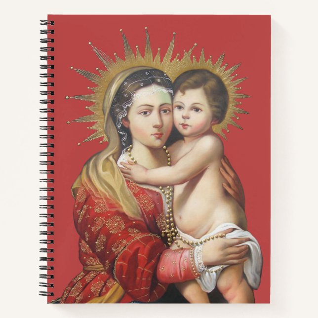 Madonna mit Kind Notizbuch (Vorderseite)