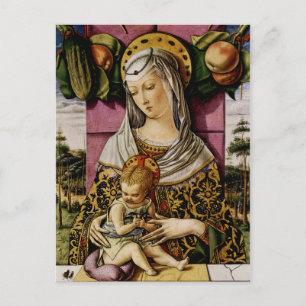 Madonna mit Kind Postkarte