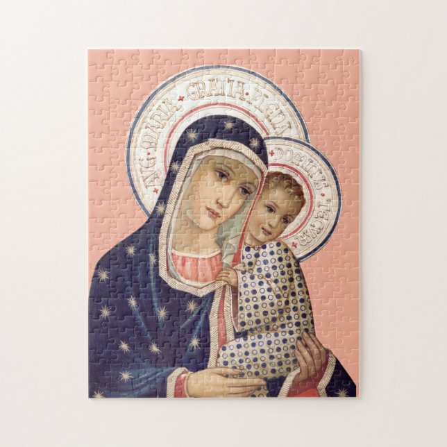Madonna mit Kind Puzzle (Vertikal)