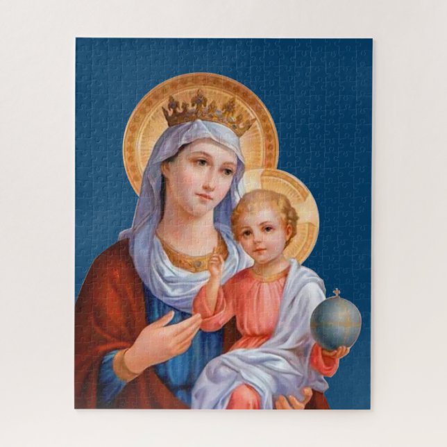 Madonna mit Kind Puzzle (Vertikal)