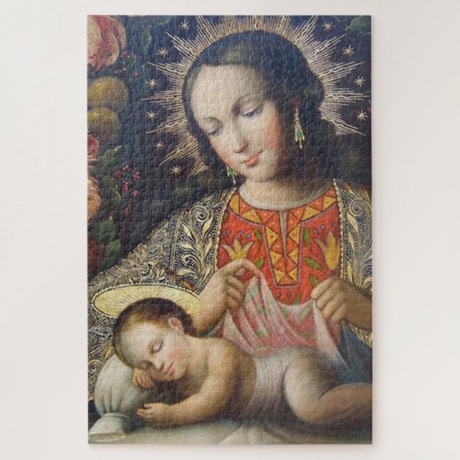 Madonna mit Kind Puzzle (Vertikal)