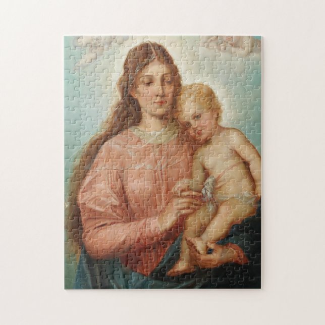 Madonna mit Kind Puzzle (Vertikal)