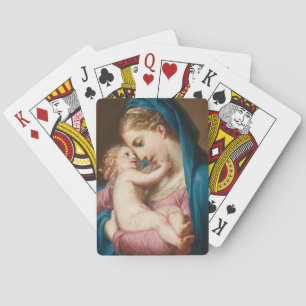 Madonna mit Kind Spielkarten