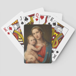 Madonna mit Kind Spielkarten