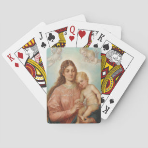 Madonna mit Kind Spielkarten
