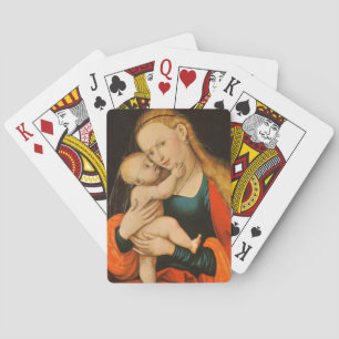 Madonna mit Kind Spielkarten