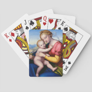 Madonna mit Kind Spielkarten