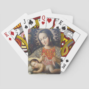 Madonna mit Kind Spielkarten