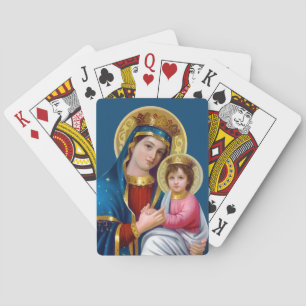 Madonna mit Kind Spielkarten