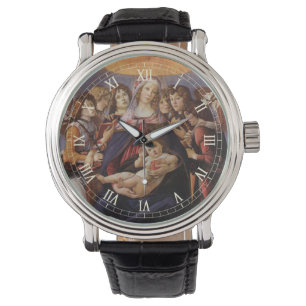 Madonna mit Kind und Engeln von Sandro Botticelli Armbanduhr