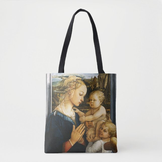 Madonna mit Kind und zwei Engel, Filippo Lippi (Vorderseite)