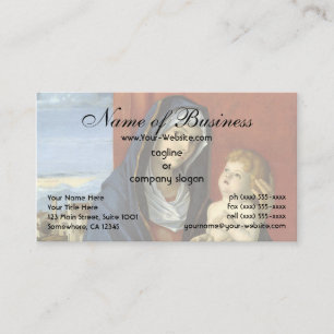 Madonna mit Kind von Giovanni Bellini Visitenkarte