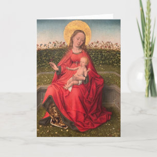Madonna mit Kind Weihnachtskarte Karte