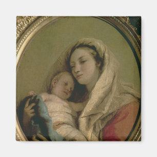 Madonna mit schlafendem Kind, 1780s Magnet