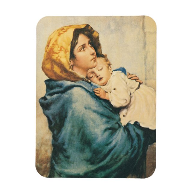 Madonna of the streets - Roberto Ferruzzi Magnet (Vertikal)