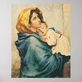 Madonna of the streets - Roberto Ferruzzi Poster