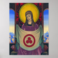 Madonna Oriflamma, 1932 von Nicholas Roerich