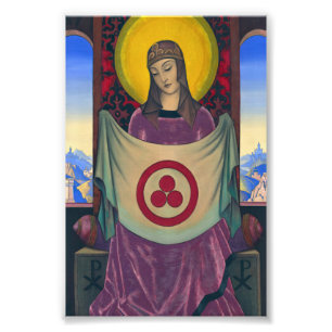 Madonna Oriflamma von Nicholas Roerich Fotodruck